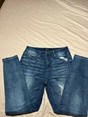 Judy Blue Dark & Mid Blue Skinny Fit Jeans